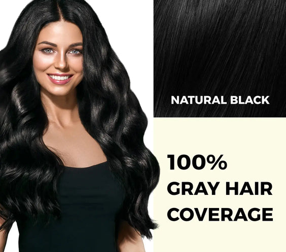 Hair Dye Shampoo - Black Color