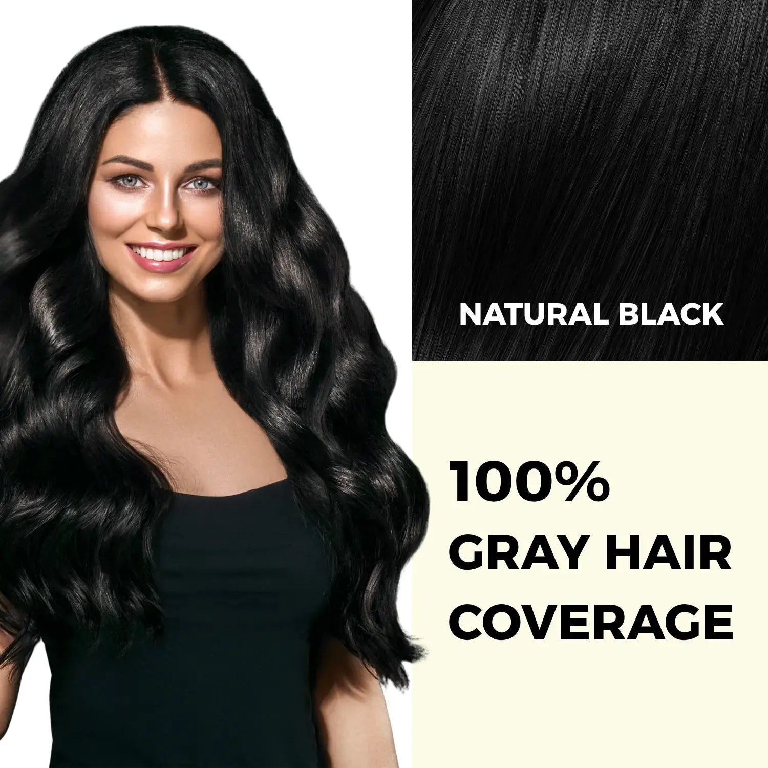 Hair Dye Shampoo - Black Color