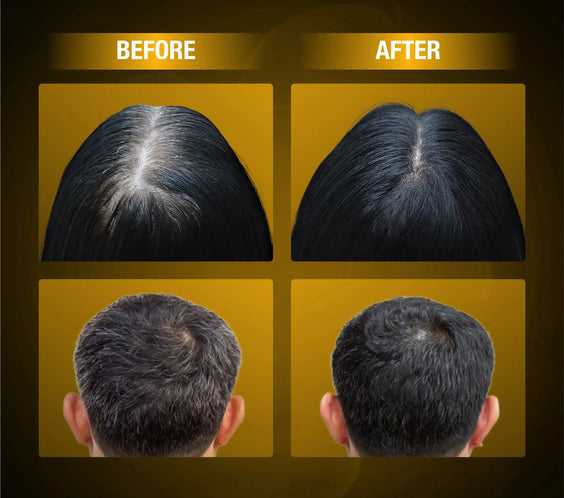 Hair Dye Shampoo - Black Color