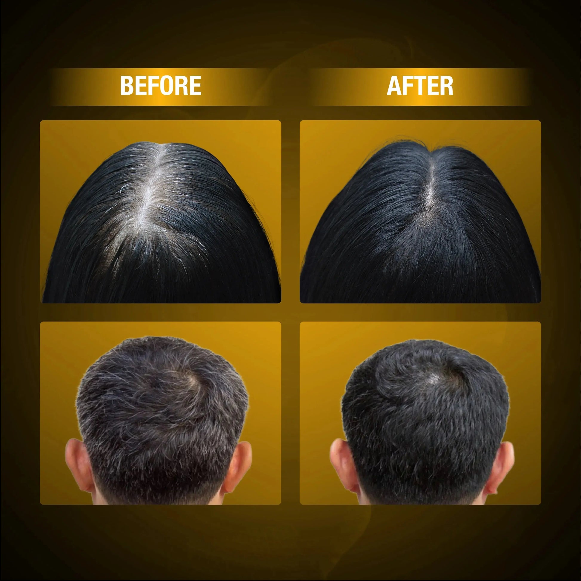 Hair Dye Shampoo - Black Color